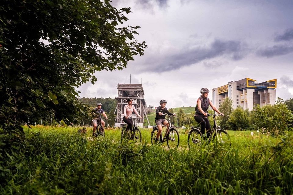 Am Schiffshebewerk Niederfinow