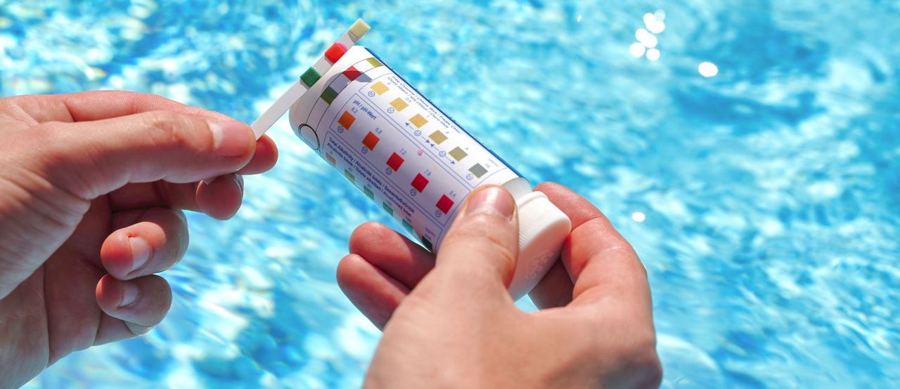 Checking,The,Water,Quality,Of,A,Pool,With,The,Help