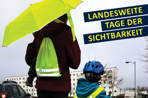 Foto: Plakat - Tage der Sichtbarkeit - Netzwerk Verkehrssicherheit Brandenburg